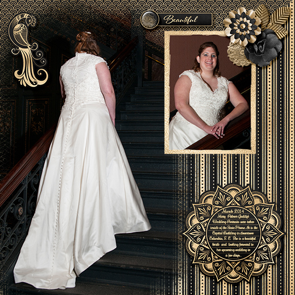 Wedding Portrait Backveiw