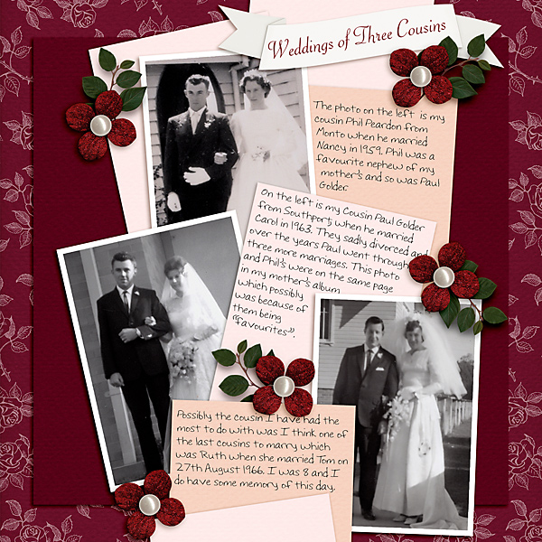 Weddings of three cousins