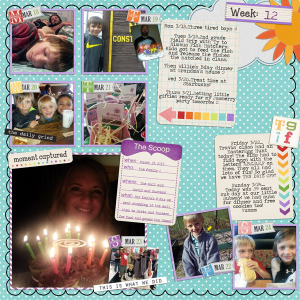 Week 12, 2013