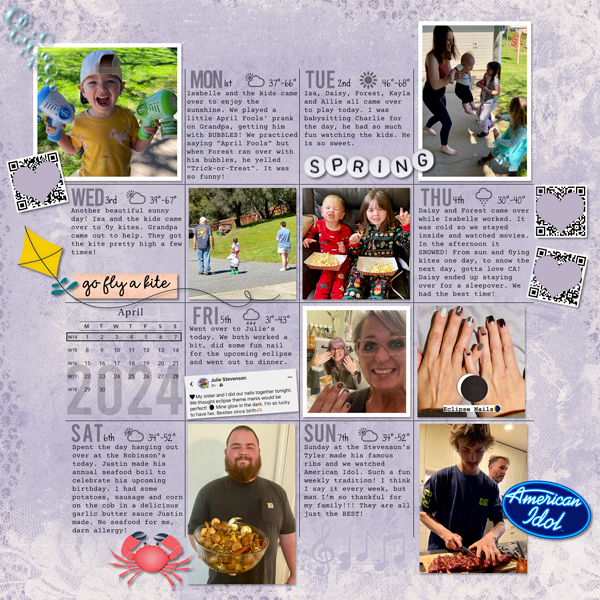 {Week 14} My Everyday Life