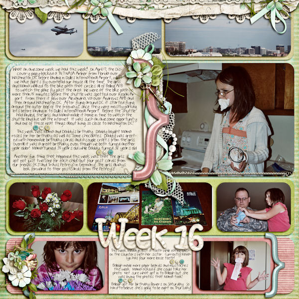 Week 16 (April 15 - April 21)