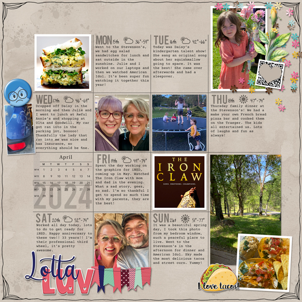 {Week 16} My Everyday Life