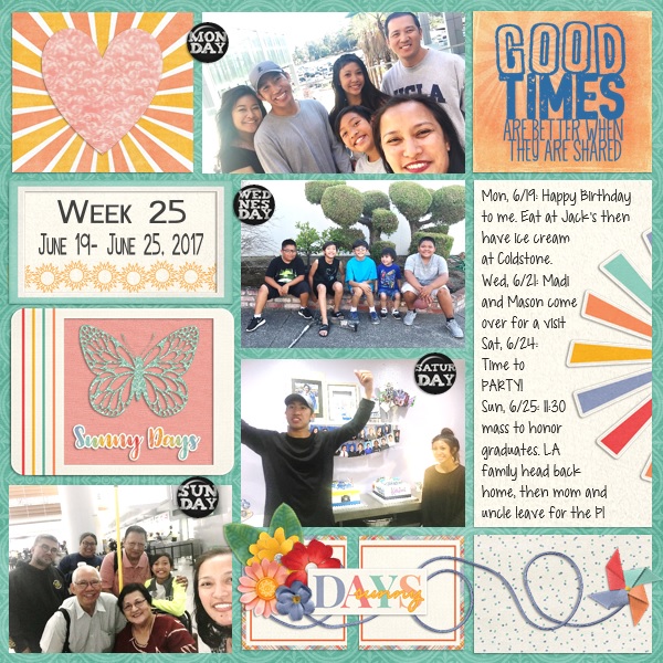 Week 25: June 19- June 25