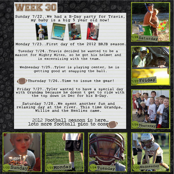 Week 30, 2012