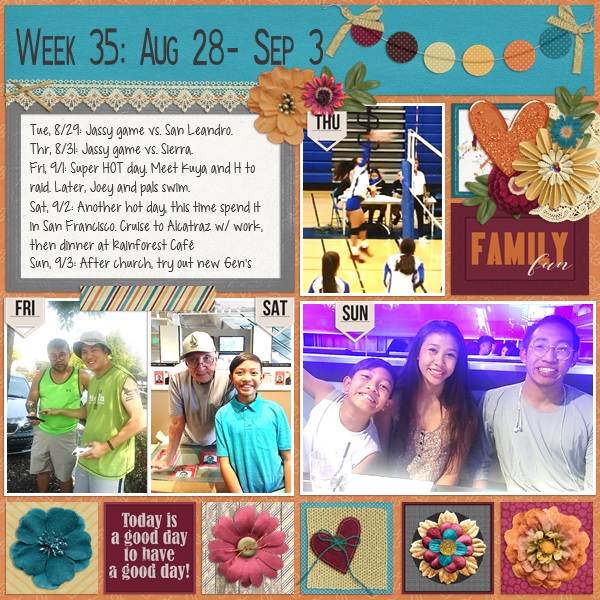 Week 35: Aug 28- Sep 3