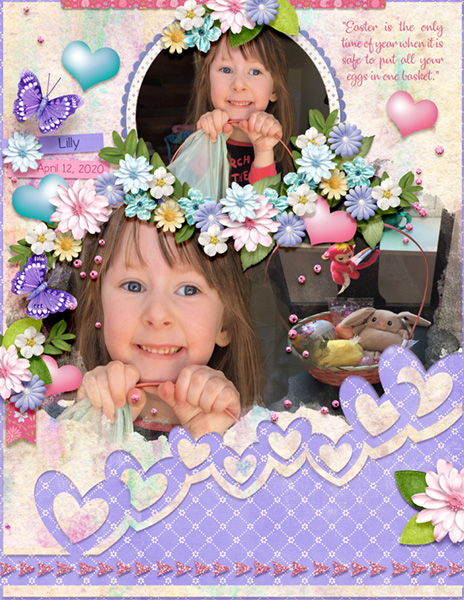 Week 4 Survivor Challenge - Lillys Easter Basket