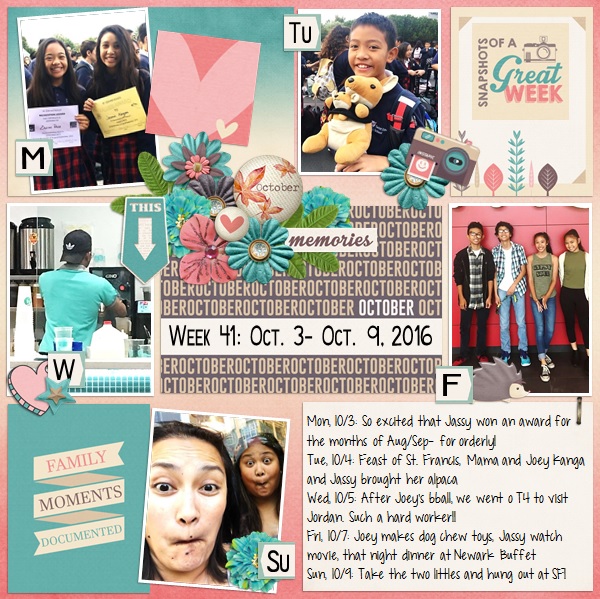 Week 41: Oct. 3- Oct. 9