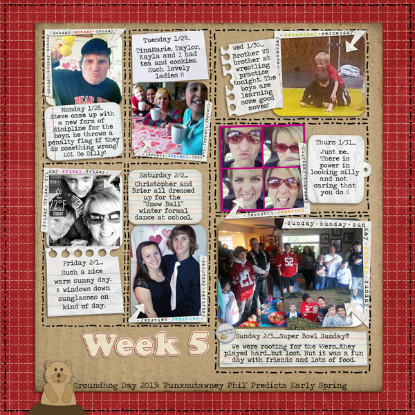 Week 5, 2013