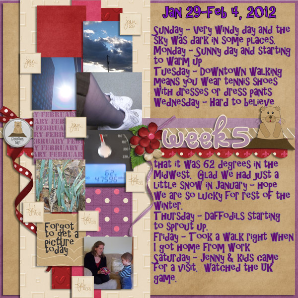 Week 5 - Jan 29 to Feb 4