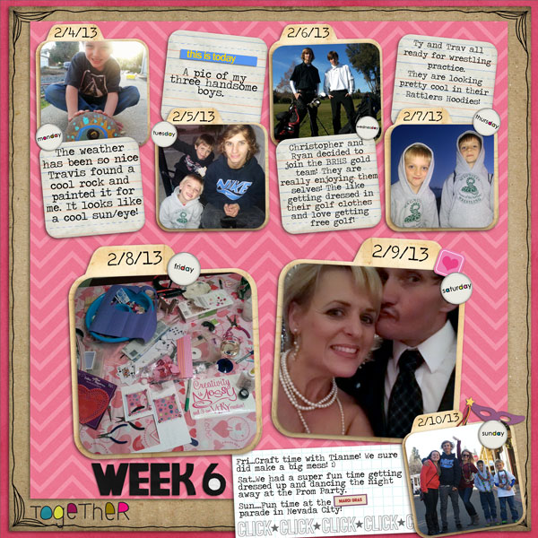 Week 6, 2013
