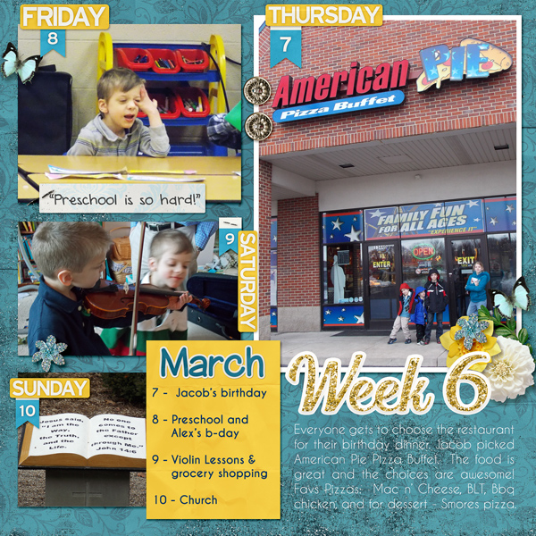 Week 6 of 2013