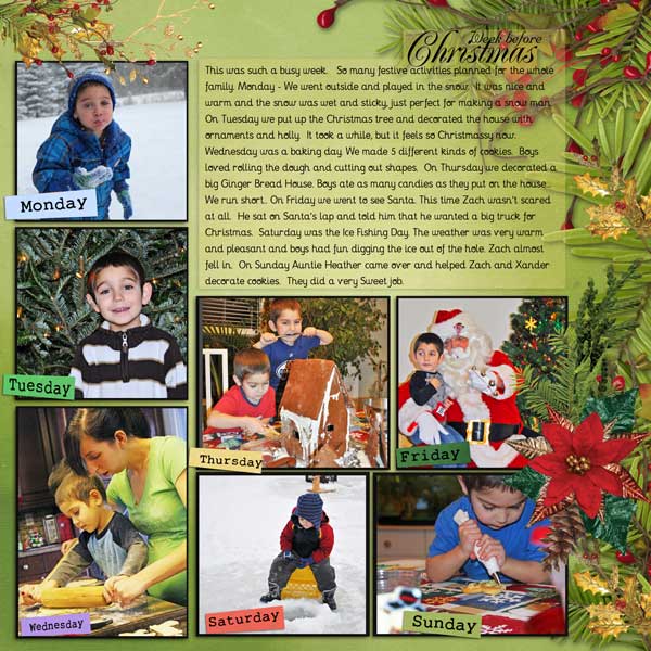 Week before Christmas