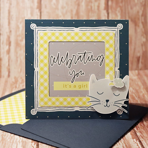 Welcome Baby Girl Card
