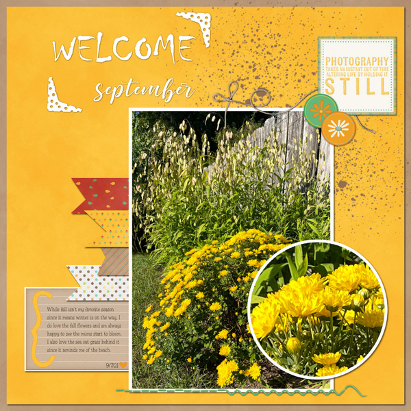 Welcome September: September Word Art Challenge