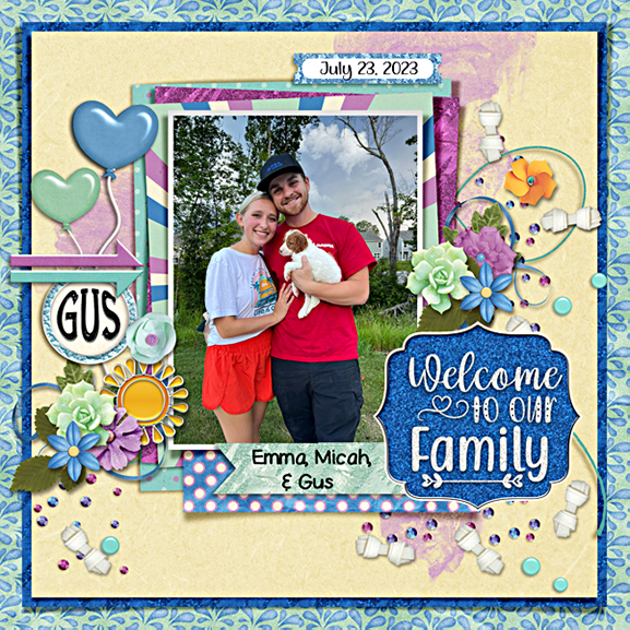 Welcoming Gus to the family