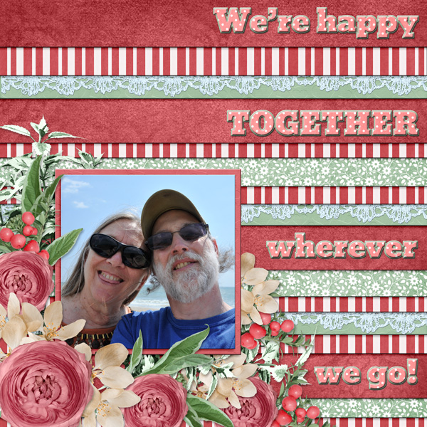 We're happy TOGETHER wherever we go!