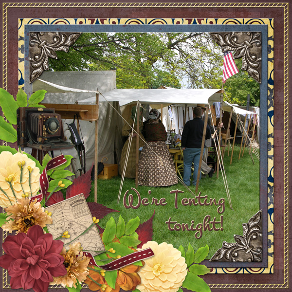 We're Tenting tonight!