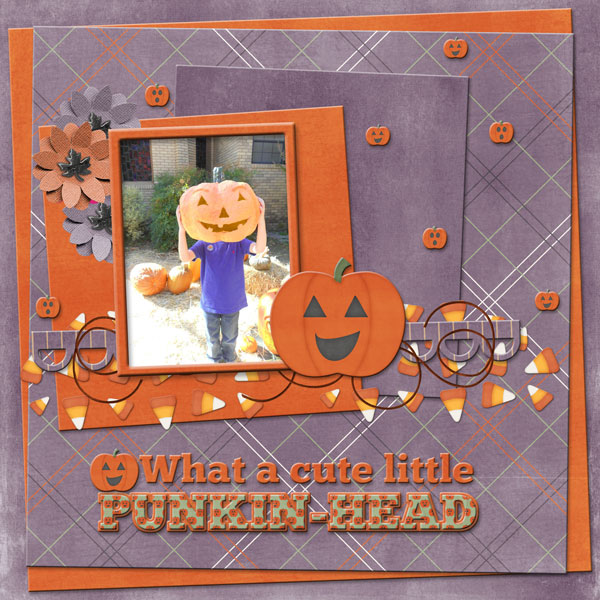 What a cute little PUNKIN-HEAD