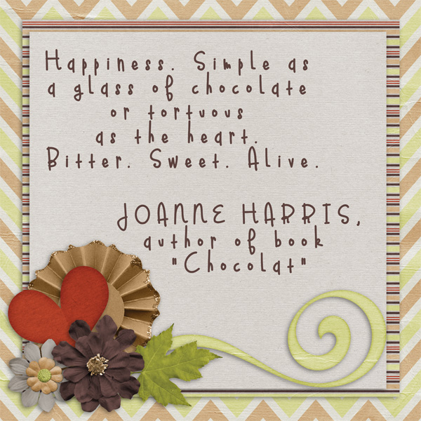What is chocolate?