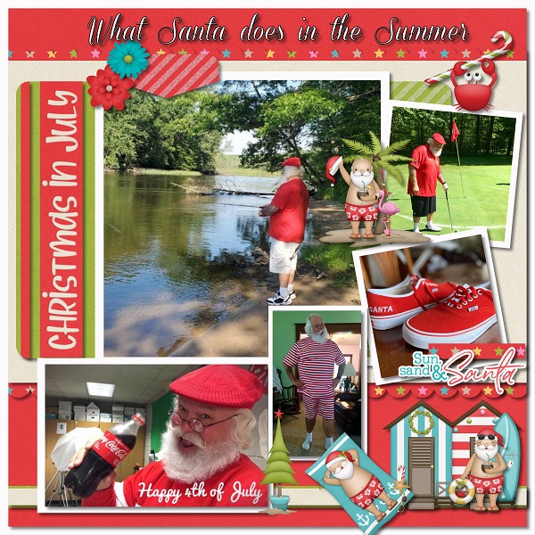 What Santa does in the Summer