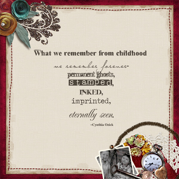 What we remember from childhood