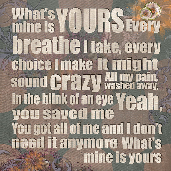 Whats Mine Is Yours