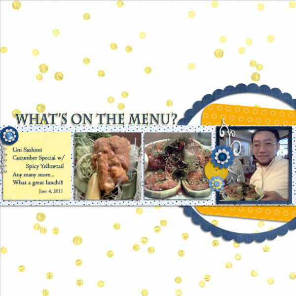 What's on the menu?