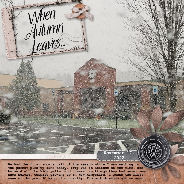 When Autumn Leaves . . .