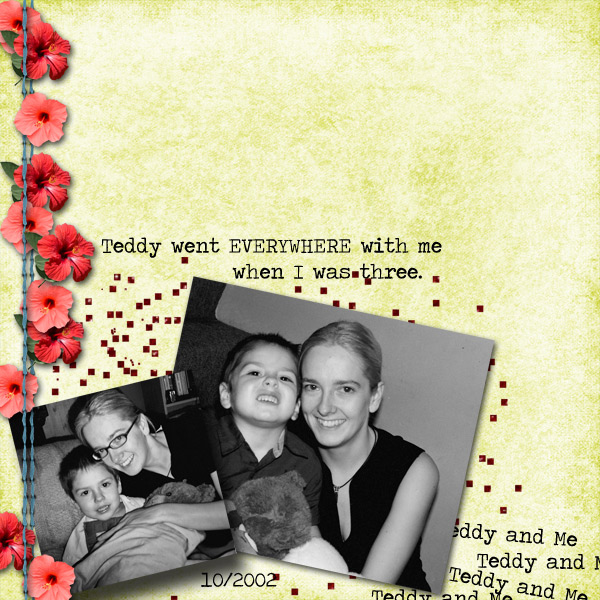 when I was three