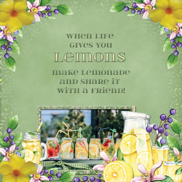 When life gives you lemons ...