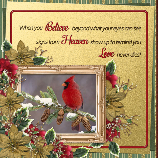 When  you believe beyond what your eyes can see ...
