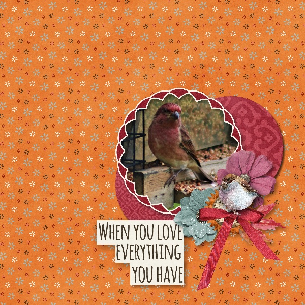 When You love everything you have