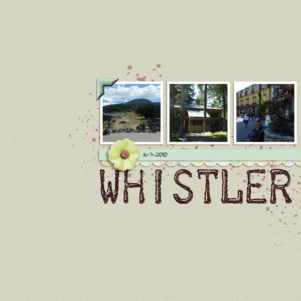 Whistler - left page