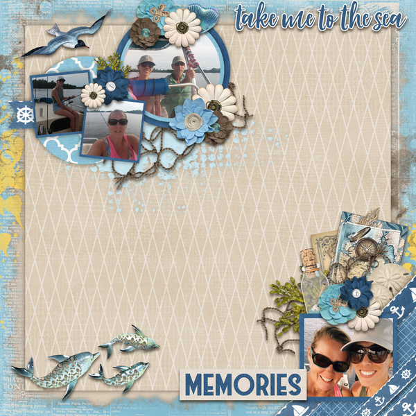 White Space Templates 64 #4 with Sea + Me-Connie Prince
