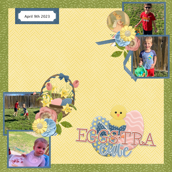 White Space Templates 89 #4 with Easter Blessings-Connie Prince
