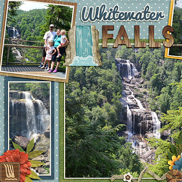 Whitewater Falls (left)