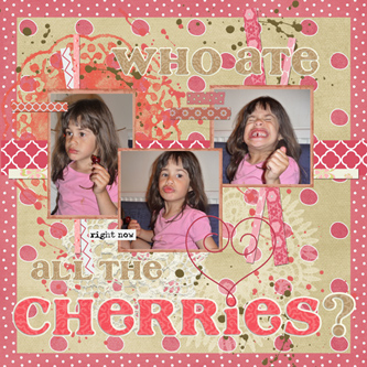 Who ate all the cherries?