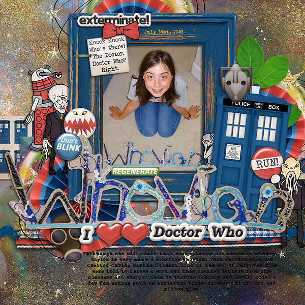 Whovian {Art Project} 2013
