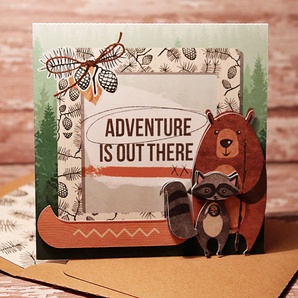 Wilderness Card with matching envie
