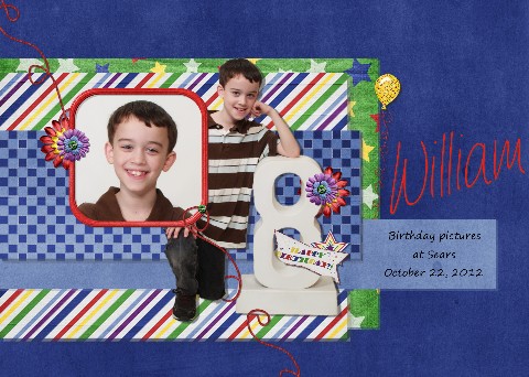 William 8th Birthday pictures