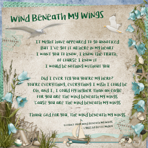 Wind Beneath My Wings