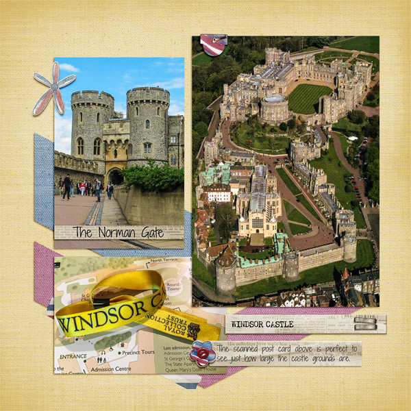 Windsor Castle, left