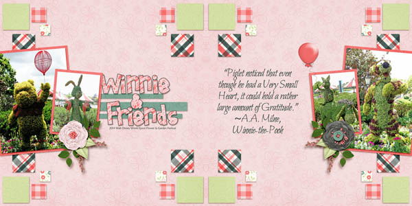 Winnie + Friends - Double Layout