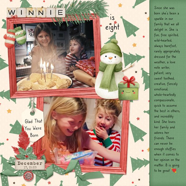 Winnie is 8