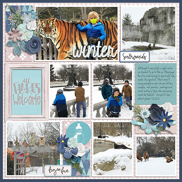 Winter art the Zoo
