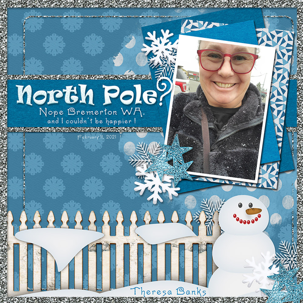 Winter Blue Templates