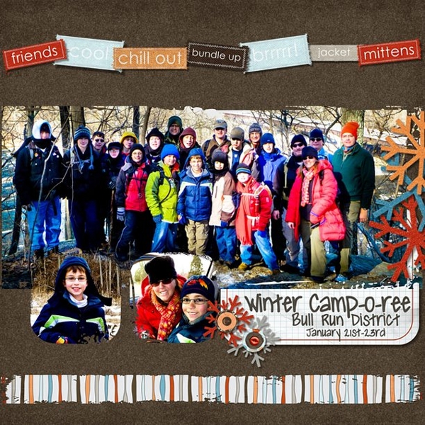 Winter Camp-o-ree Title Pages