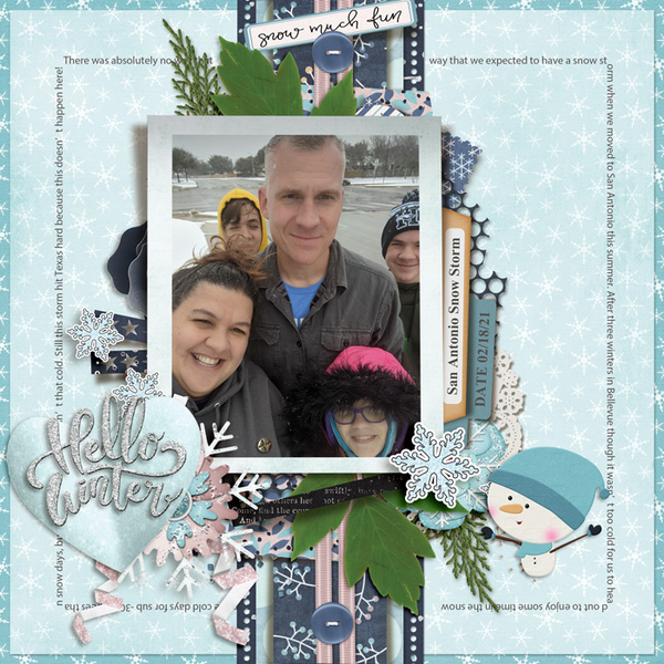Winter Family Selfie