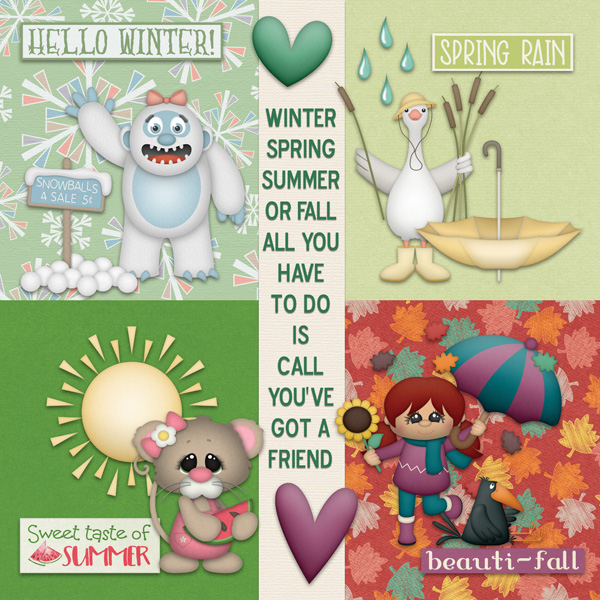 Winter Spring Summer or Fall