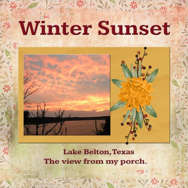 Winter Sunset